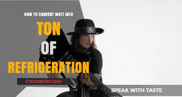 Exploring the Conversion: Watts to Tons of Refrigeration Simplified