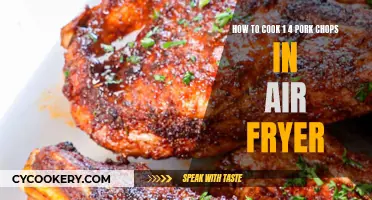 Quick Air-Fried Pork Chops for One