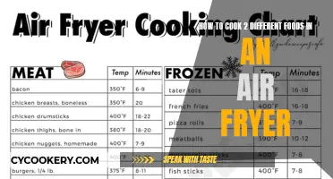 Air Fryer Mastery: Cooking Two Dishes Simultaneously