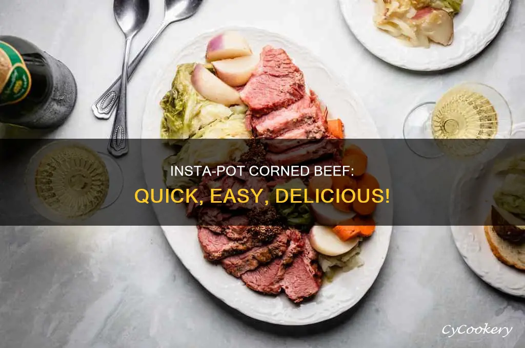 how to cook 4lb corn beef in insta pot