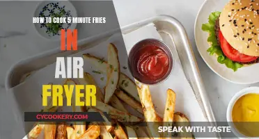 Quick, Crispy Air-Fryer Fries in 5 Minutes