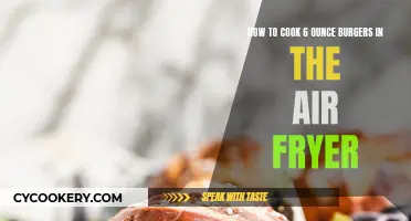 Air-Frying Burgers: 6-Ounce Patty Perfection