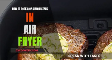 Perfectly Cooked Sirloin Steak: Air Fryer Technique