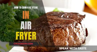 Perfectly Cooked 8 oz Steak: Air Fryer Method