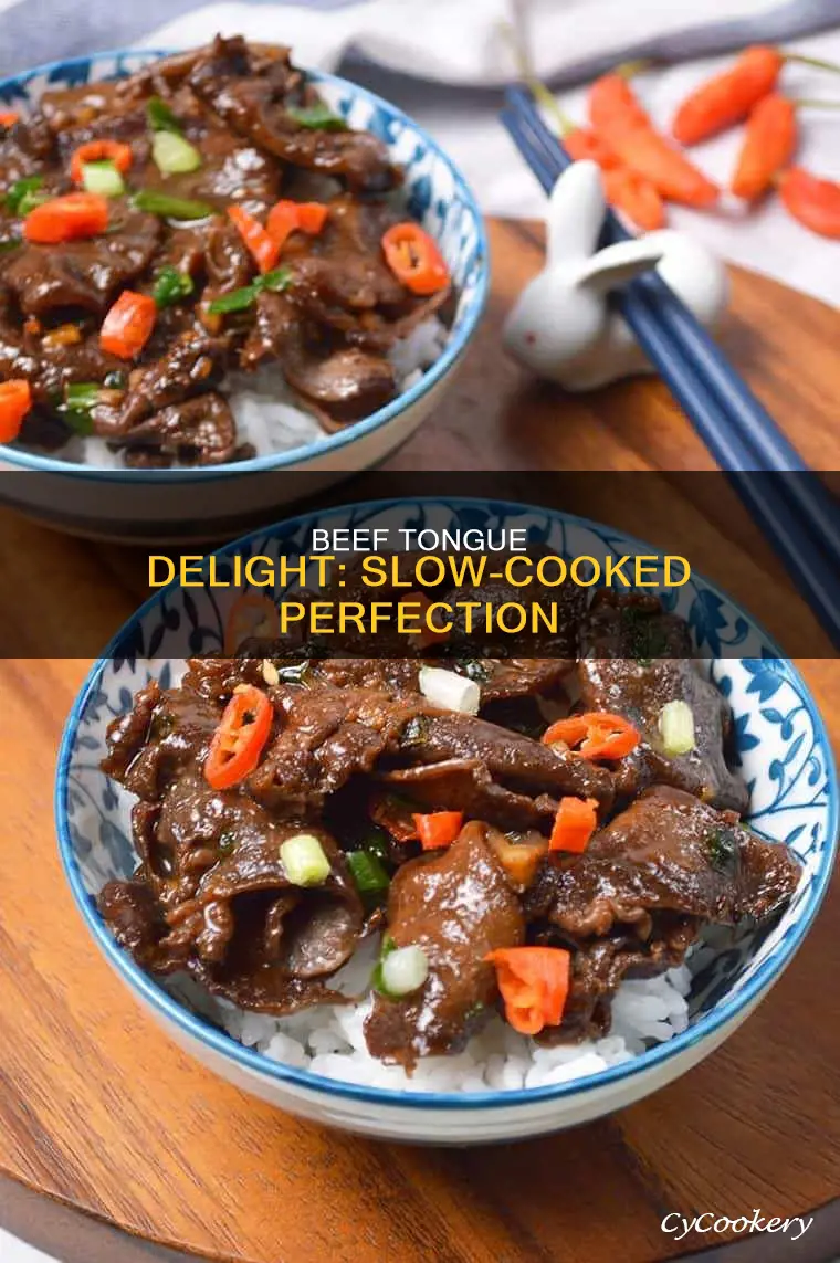how to cook a beef tongue in a crock pot