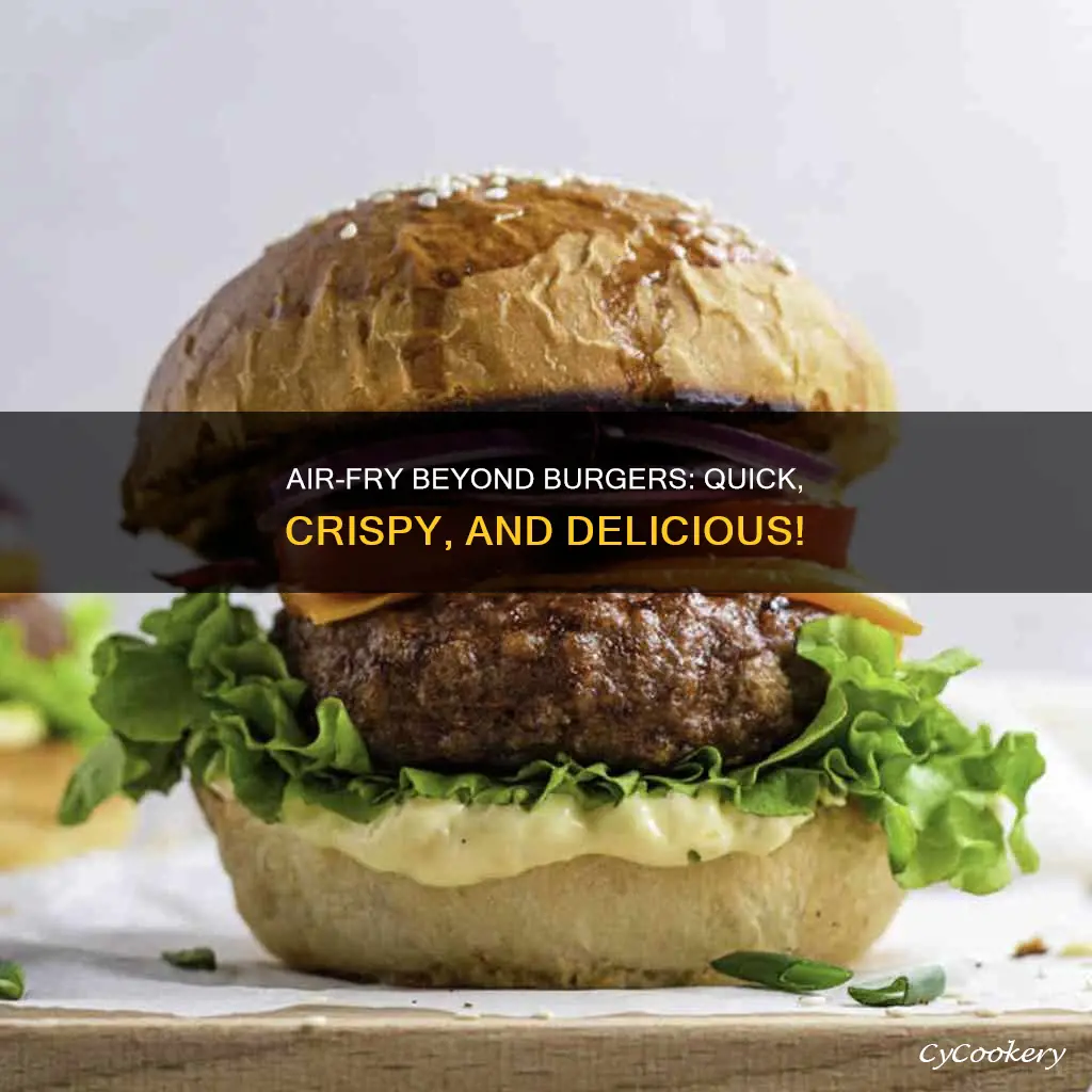 how to cook a beyond burger in an air fryer