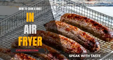 Bratwurst Perfection: Air Fryer Cooking Made Easy