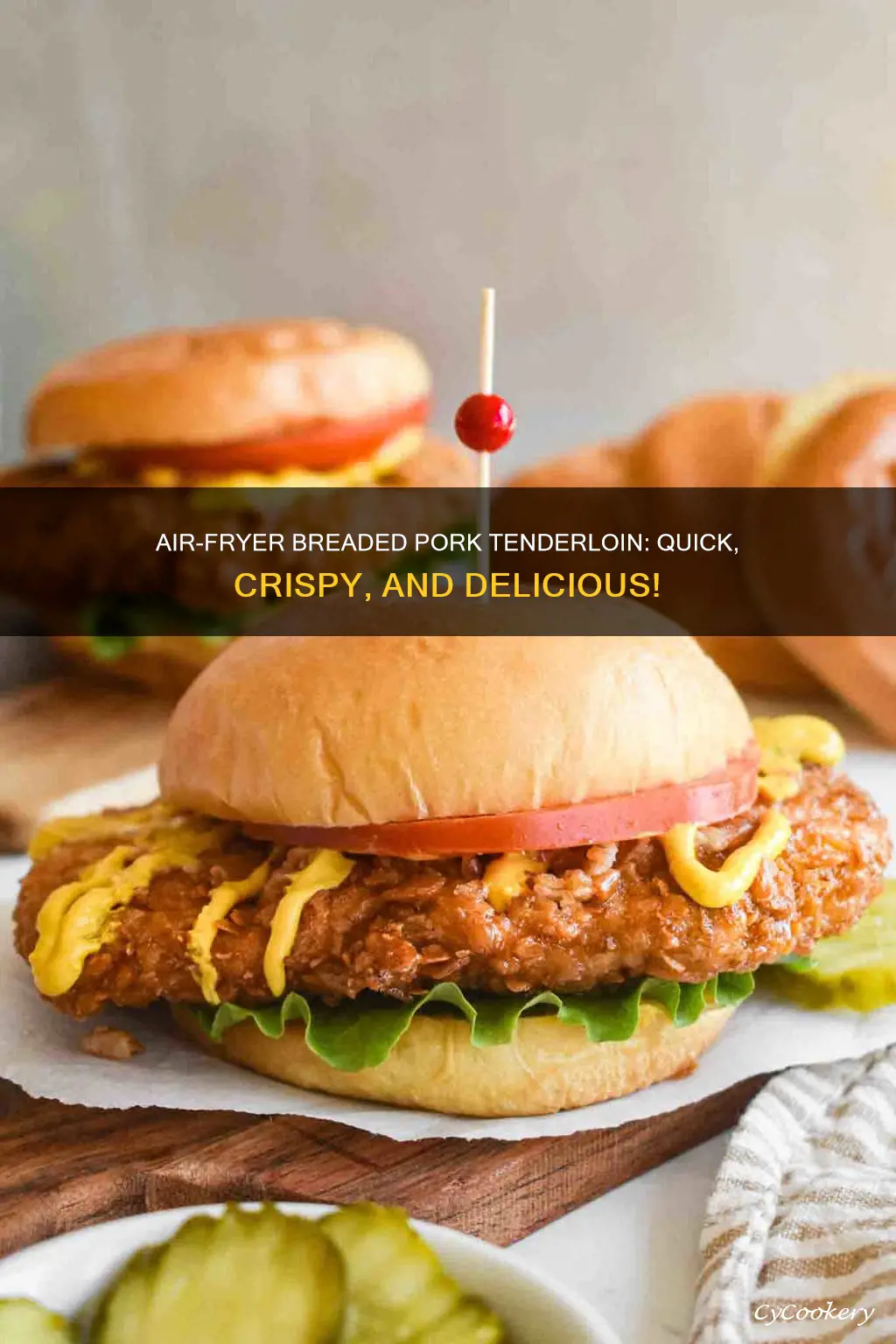 how to cook a breaded pork tenderloin in air fryer