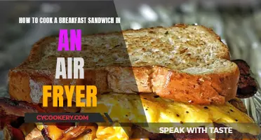 Air Fryer Breakfast Sandwich: Quick, Tasty, and Easy!