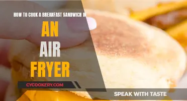 Air-Fryer Breakfast Sandwich: Quick, Easy, Delicious!