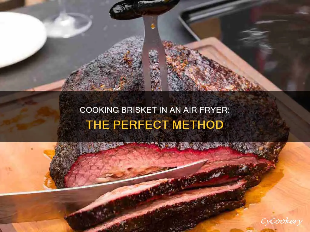 how to cook a brisket in an oiless fryer