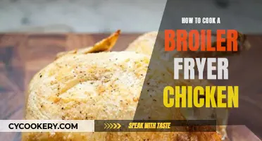 Broiler Fryer Chicken: Cooking Techniques for Succulent Meat