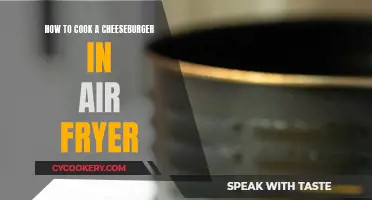 Crispy Cheeseburger Delight: Air Fryer Recipe Unveiled