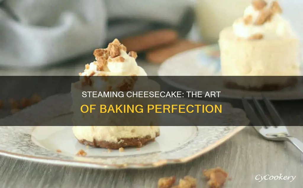 how to cook a cheesecake in a steam oven