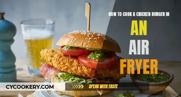 Air-Fried Chicken Burger: Quick, Easy, and Delicious!
