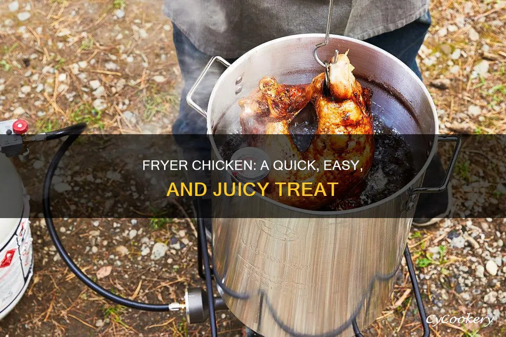 how to cook a chicken in a turkey fryer