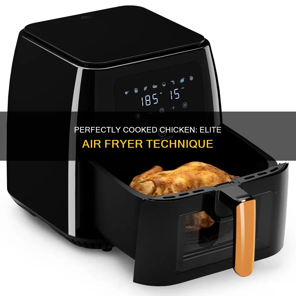 how to cook a chicken in elite air fryer