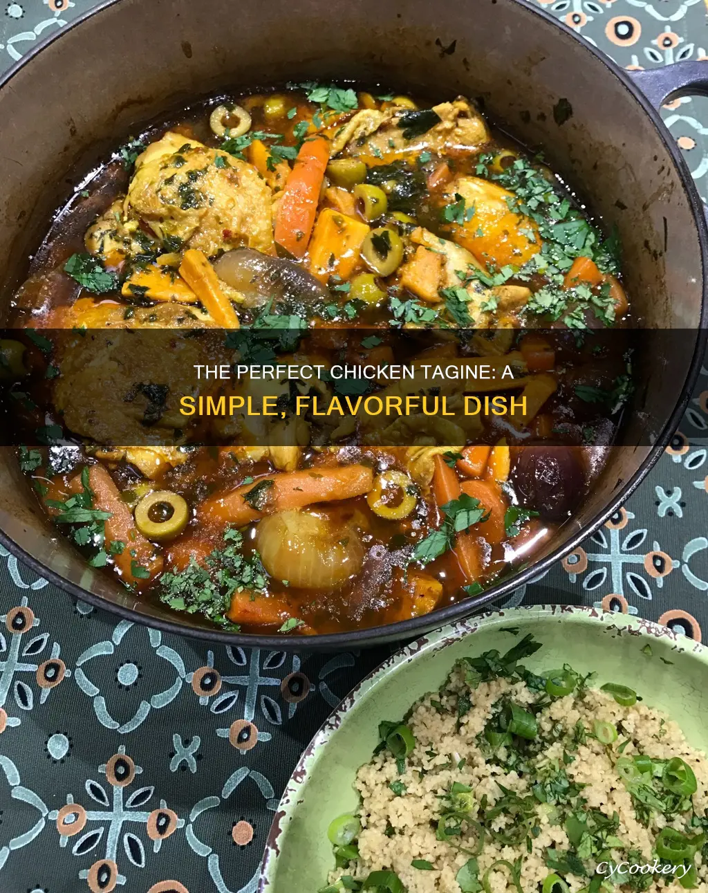 how to cook a chicken tagine