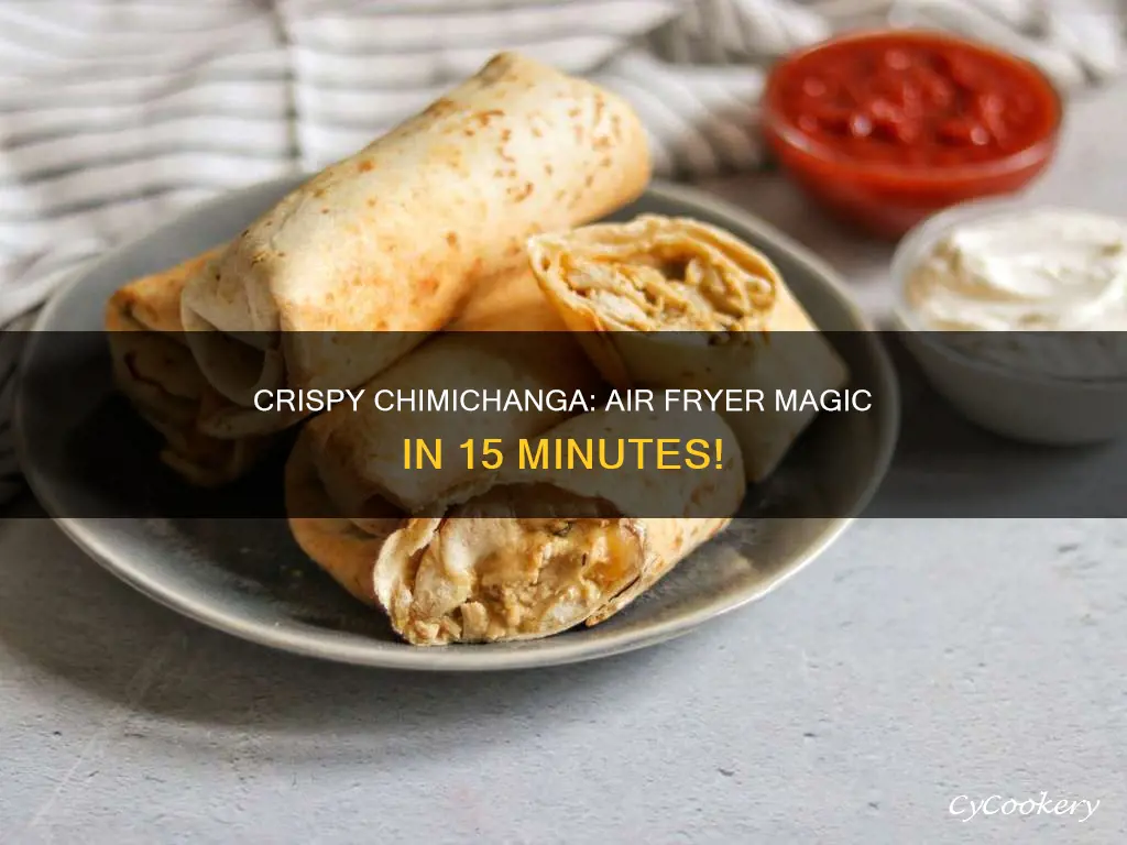 how to cook a chimichanga in the air fryer