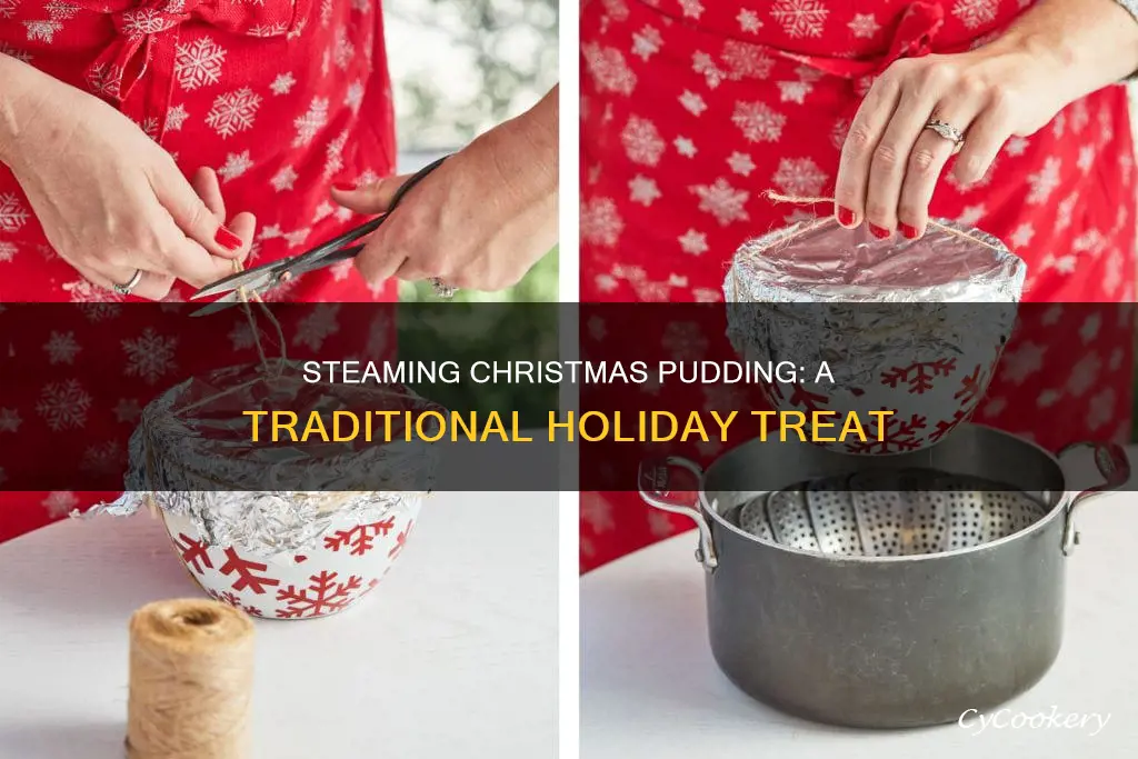 how to cook a christmas pudding in a steamer