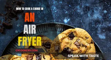 Crispy Cookie Treat: Air Fryer Baking Made Easy