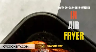 Crispy Cornish Game Hen: Air Fryer Perfection