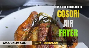 Crispy Cornish Hen: Air Fryer Mastery with Cosori