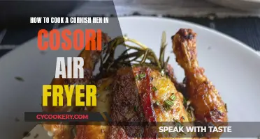 Air-Frying a Cornish Hen: A Cosori Air Fryer Recipe