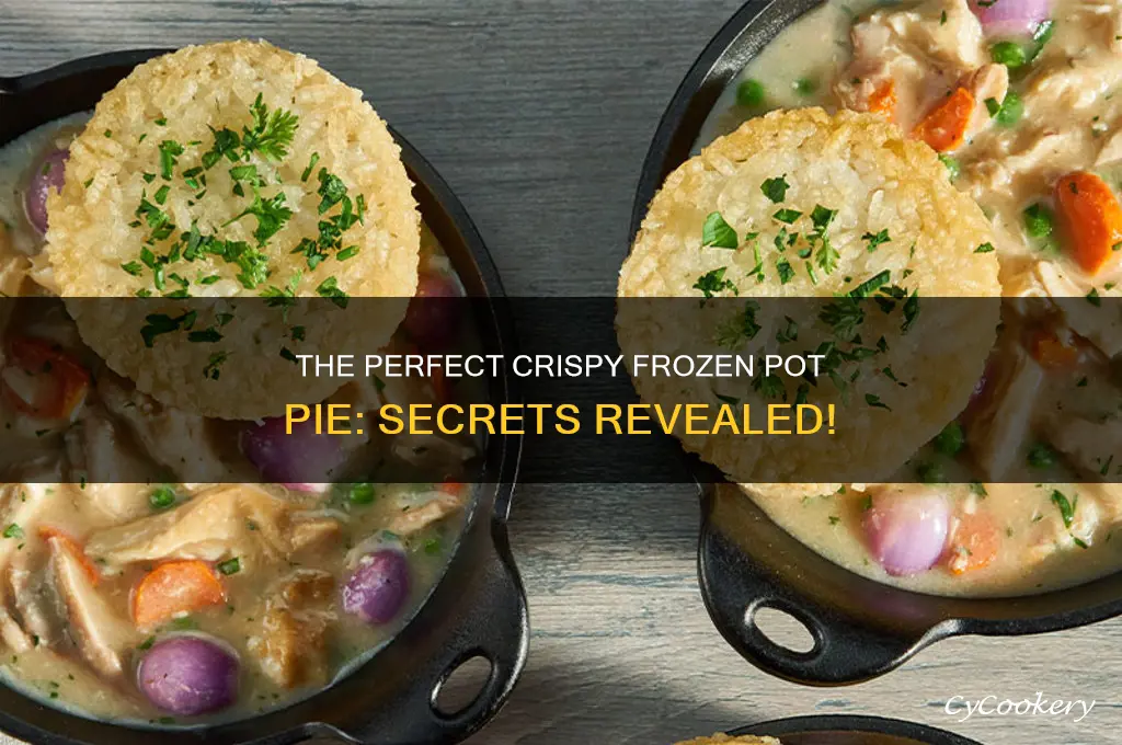 how to cook a crispy frozen pot pie