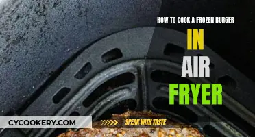 Air Fryer Hack: Frozen Burgers, Quick and Easy!