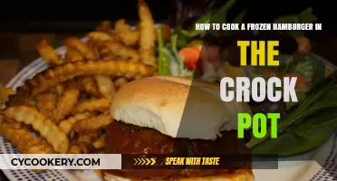 Easy Crock Pot Cooking: Frozen Hamburgers