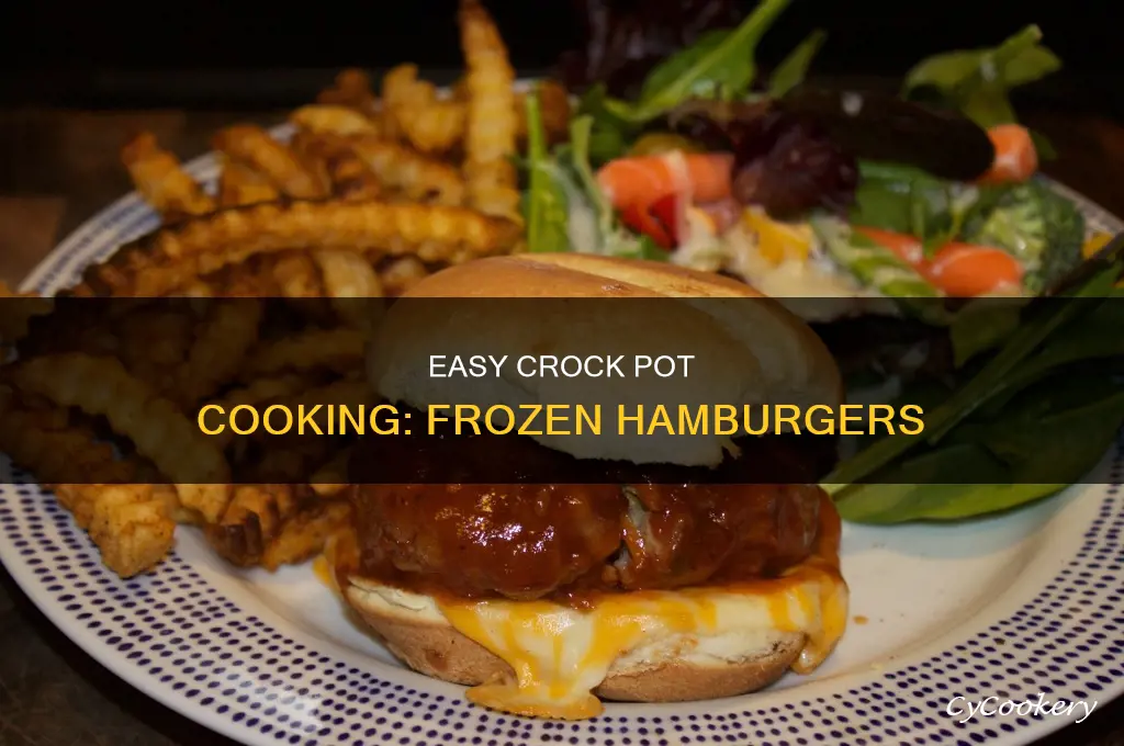 how to cook a frozen hamburger in the crock pot
