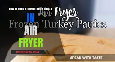 Air Fryer Hack: Frozen Turkey Burgers, Quick!