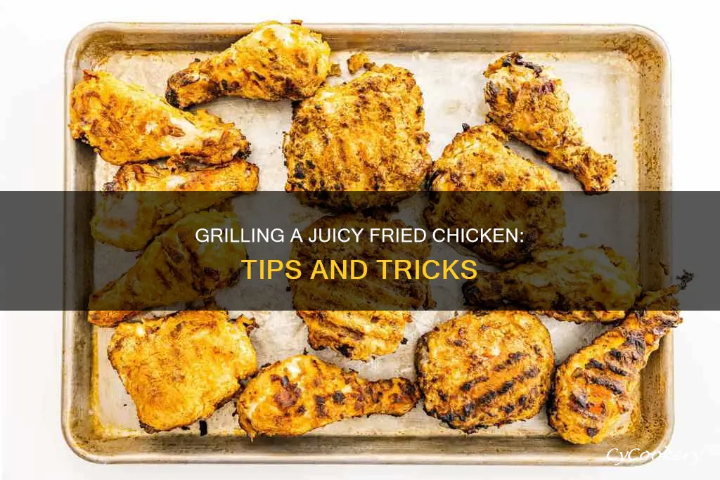 how to cook a fryer chicken on the grill