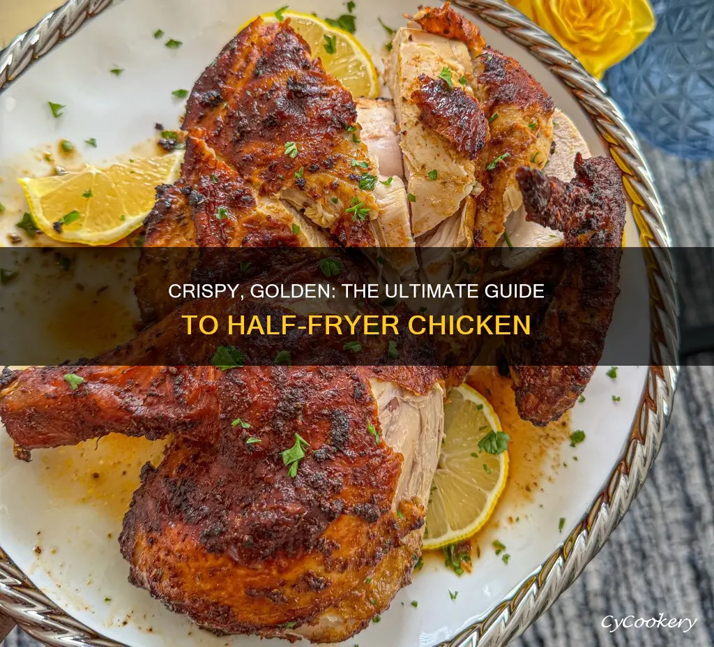 how to cook a half fryer chicken