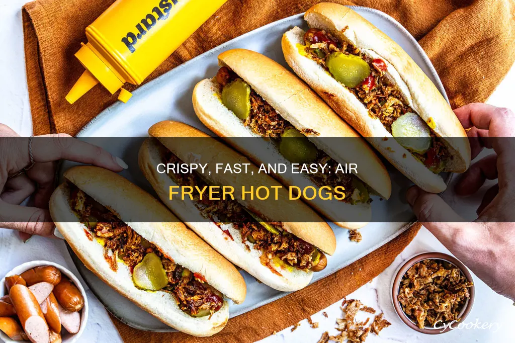 how to cook a hot dog in a air fryer