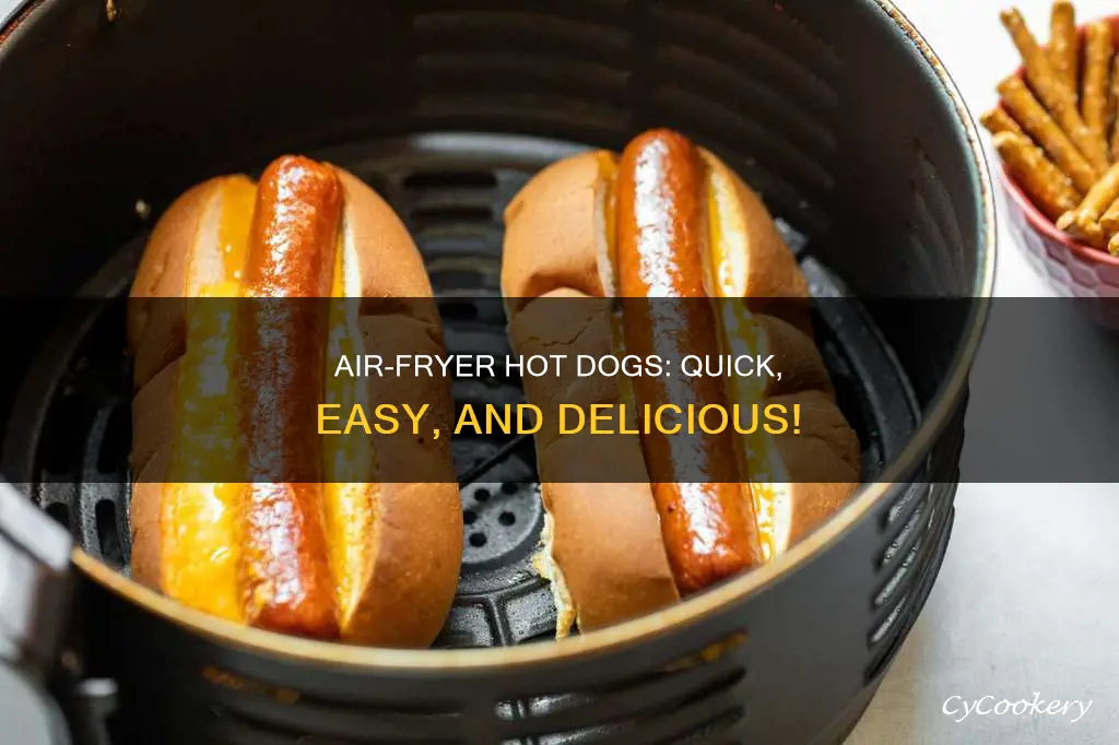 how to cook a hot dog in a air fryer