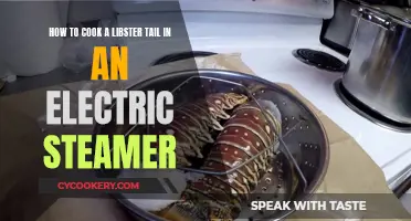 Steaming Lobster Tail: Electric Steamer Method