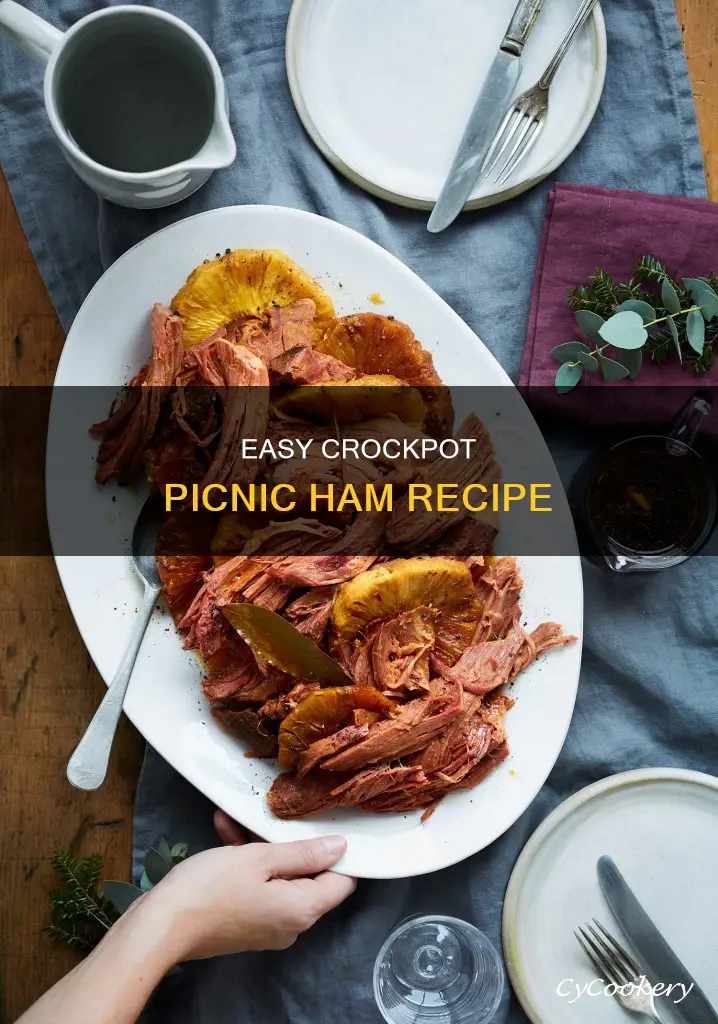 how to cook a picnic ham in a crock pot
