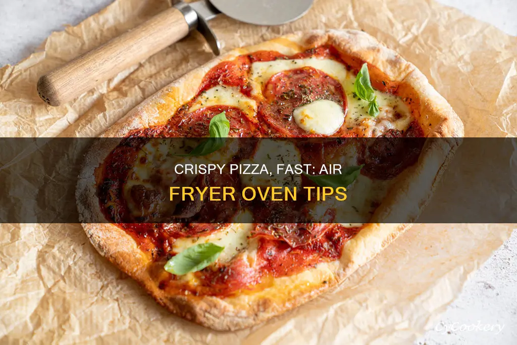 how to cook a pizza in a air fryer oven