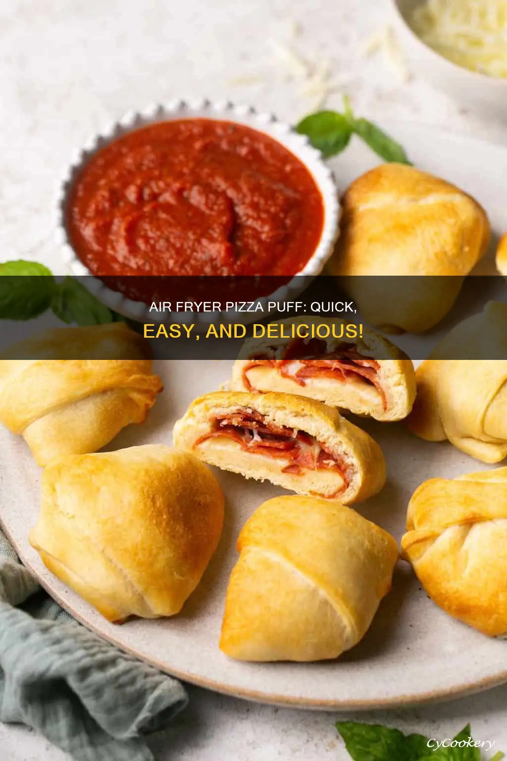 how to cook a pizza puff in an air fryer