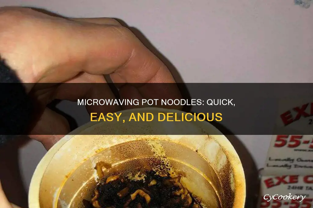 how to cook a pot noodle in the microwave