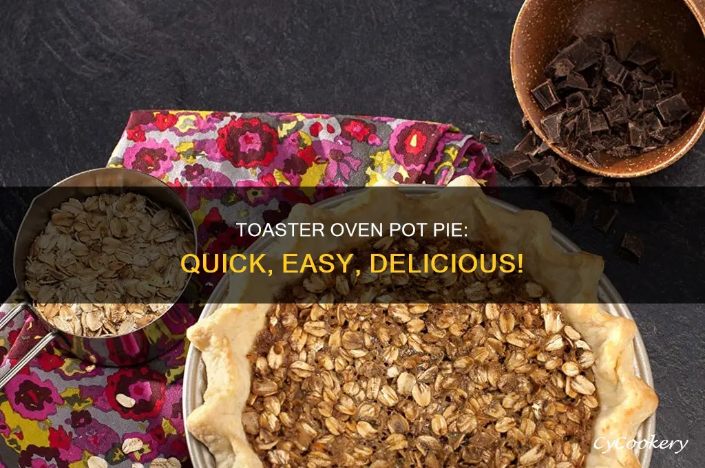 how to cook a pot pie in a toaster oven