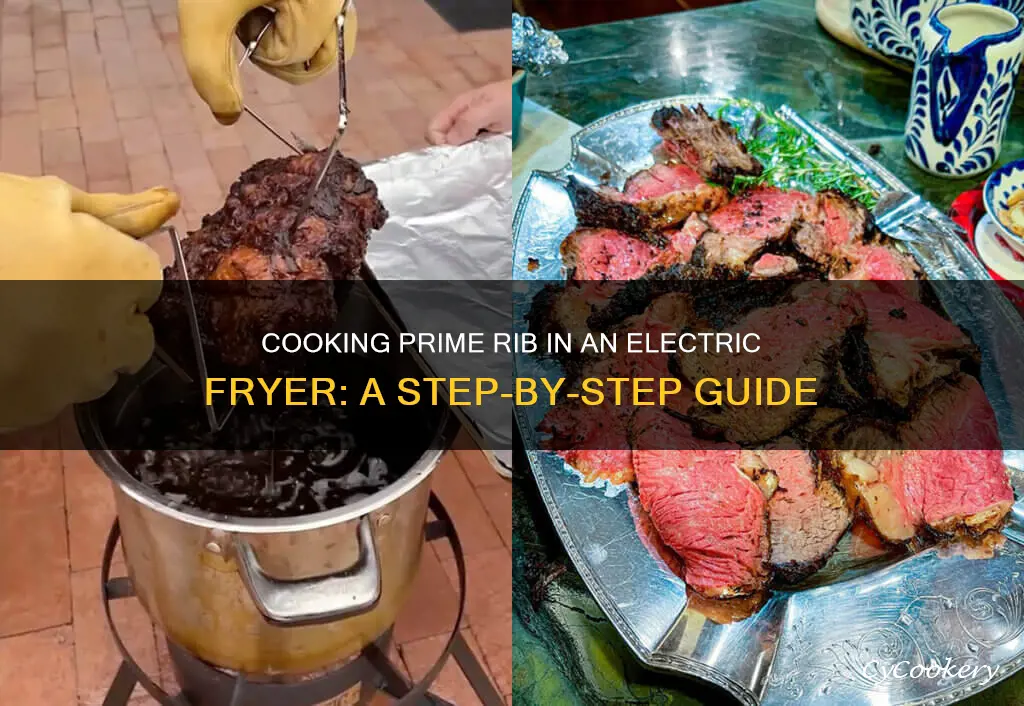 how to cook a prime rib in electric fryer