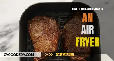 Air-Fried Rib Steak: A Quick, Juicy Delight