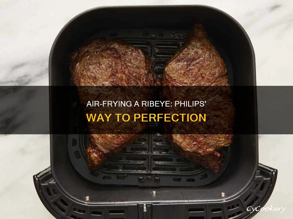 how to cook a ribeye in a phillips air fryer