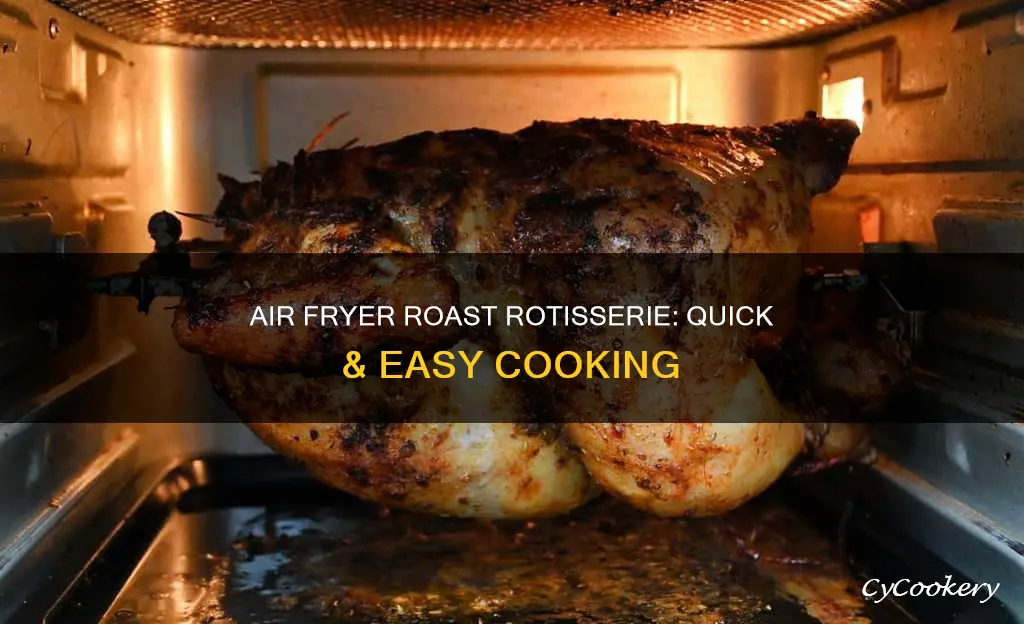 how to cook a roast rotisserie in the air fryer