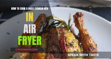 Air-Fryer Rock Cornish Hens: Quick, Easy, and Delicious