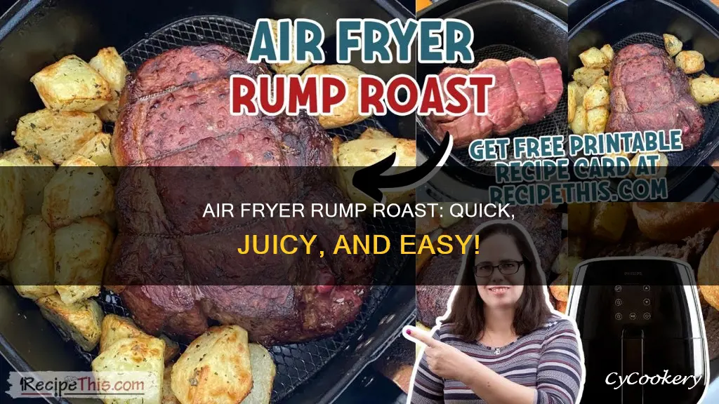 how to cook a rump roast in an air fryer