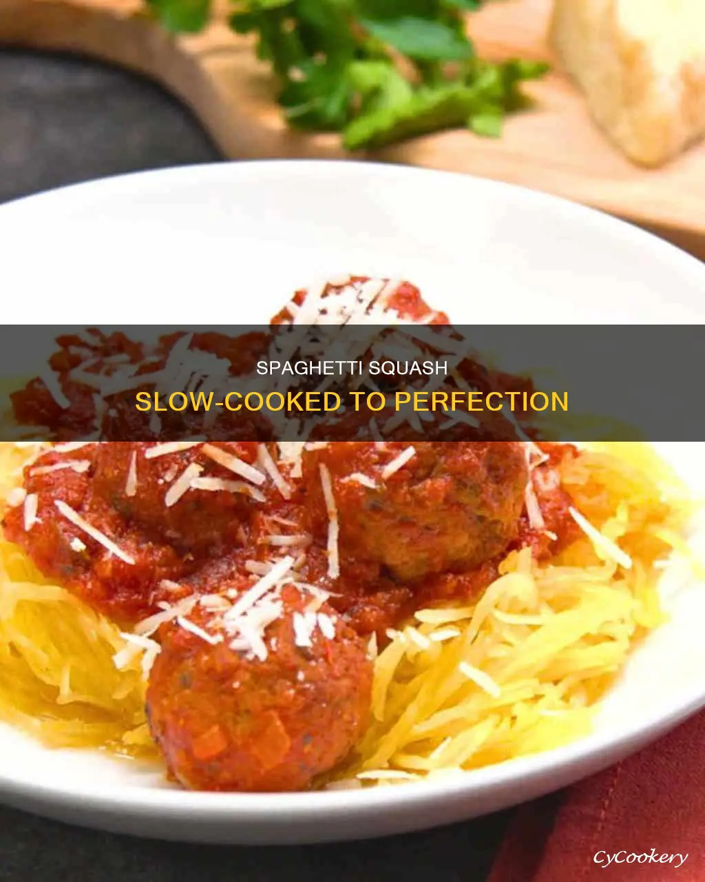 how to cook a spaghetti squash in a crock pot